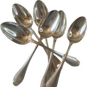 6 cuillères à soupe alfénide christofle