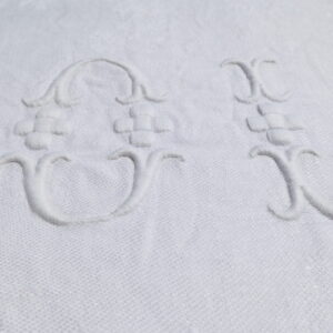 6 anciennes serviettes de table