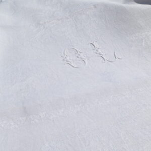 6 anciennes serviettes de table