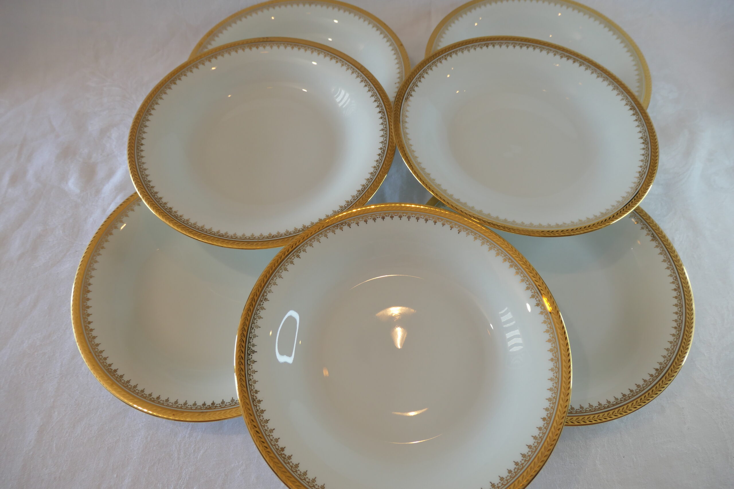 6 assiettes creuses Haviland Limoges 6 assiettes creuses Haviland