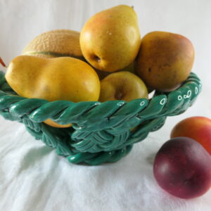 coupe à fruits céramique tressée