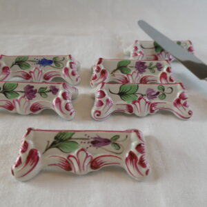 6 porte couteaux de table kg luneville
