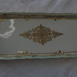 plat à cake porcelaine d'art ld limoges