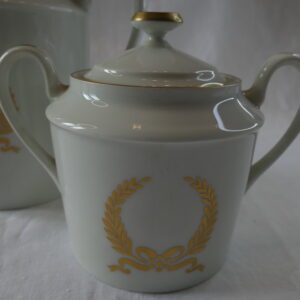 cafetière et sucrier porcelaine de paris