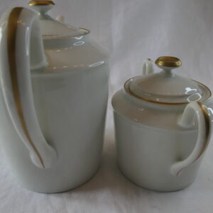 cafetière et sucrier porcelaine de paris