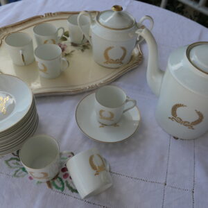 service à café porcelaine de paris limoges