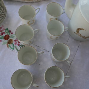 service à café porcelaine de paris limoges