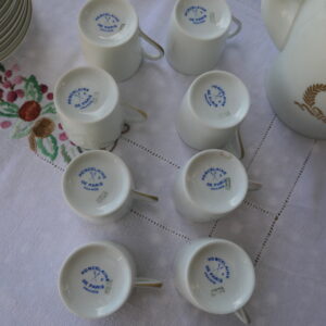 service à café porcelaine de paris limoges