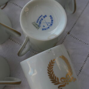 service à café porcelaine de paris limoges