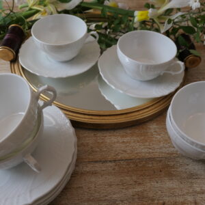6 tasses et soucoupes à thé richard ginori