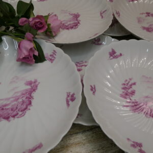 10 assiettes creuses royal chapus limoges