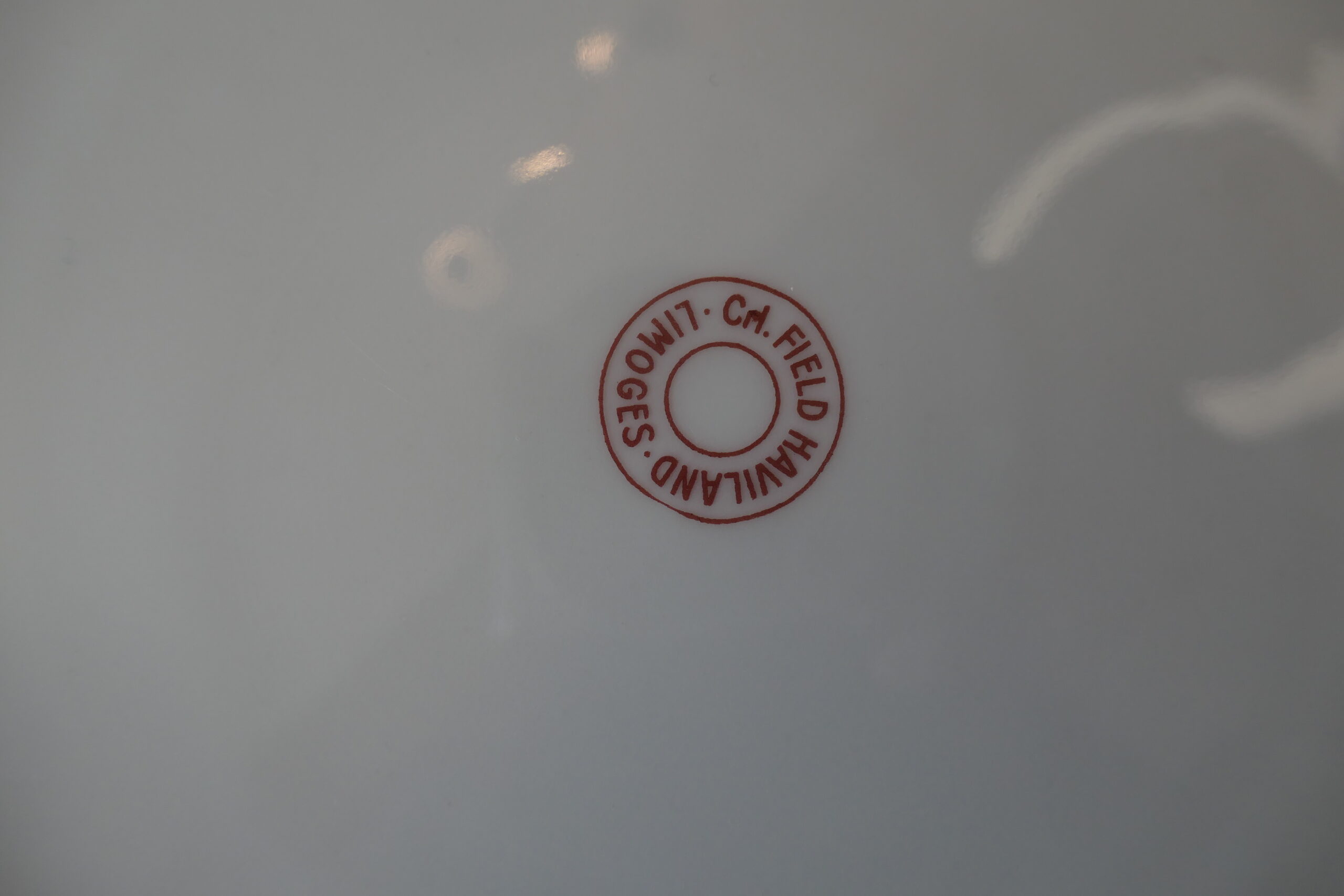 service vaisselle ch. field haviland limoges