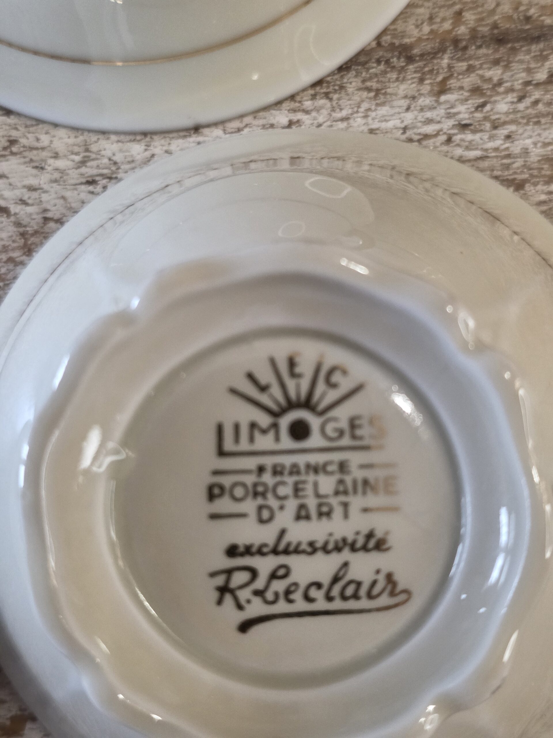 service à café r. leclair limoges